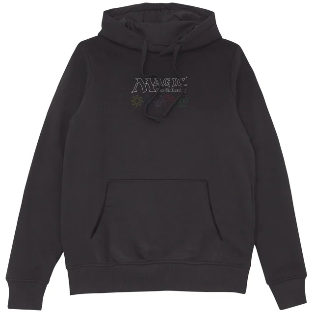 Magic: The Gathering Logo & Mana Lines Hoodie - Black
