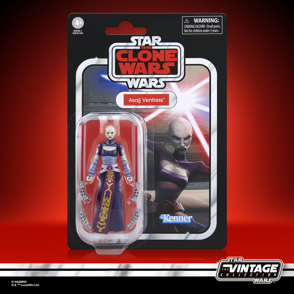Hasbro Star Wars The Vintage Collection The Clone Wars Asajj Ventress Action Figure (3.75”) Image 1