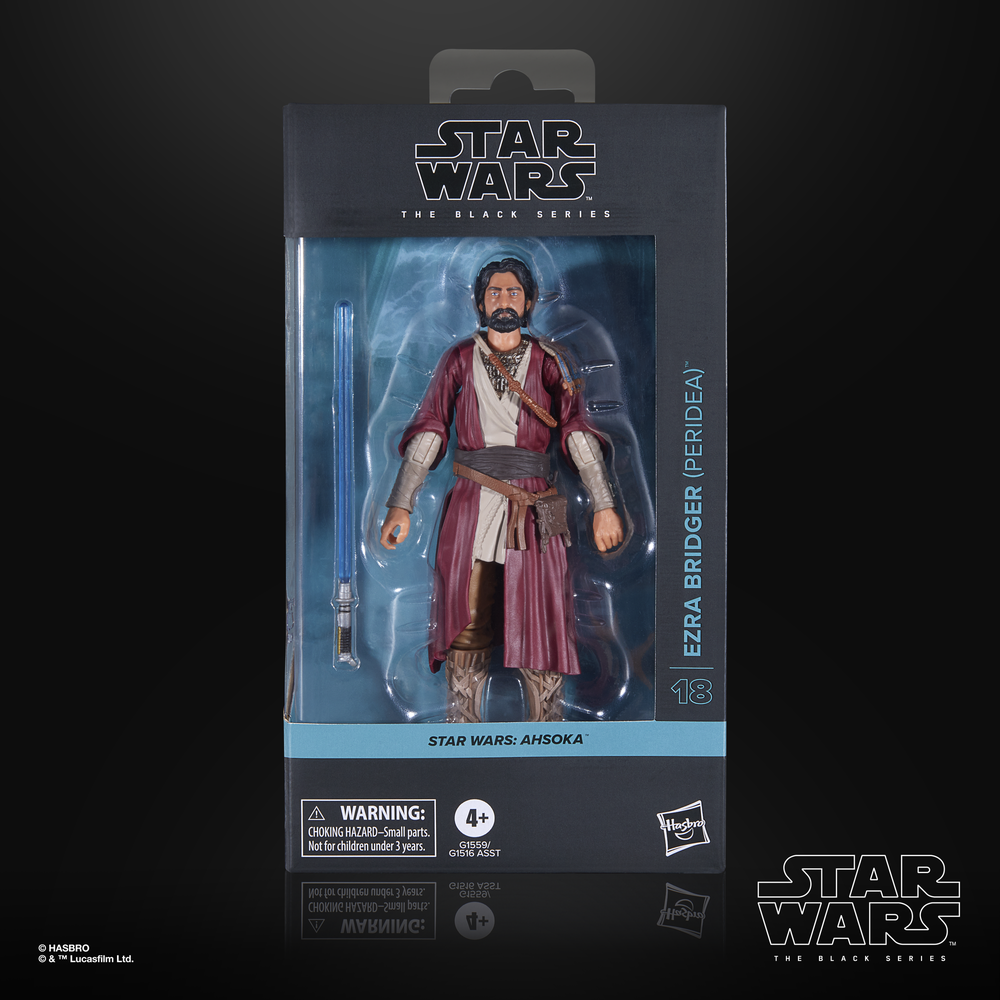 Hasbro Star Wars The Black Series Ahsoka Ezra Bridger (Peridea) Collectible Action Figure (6”) Image 1