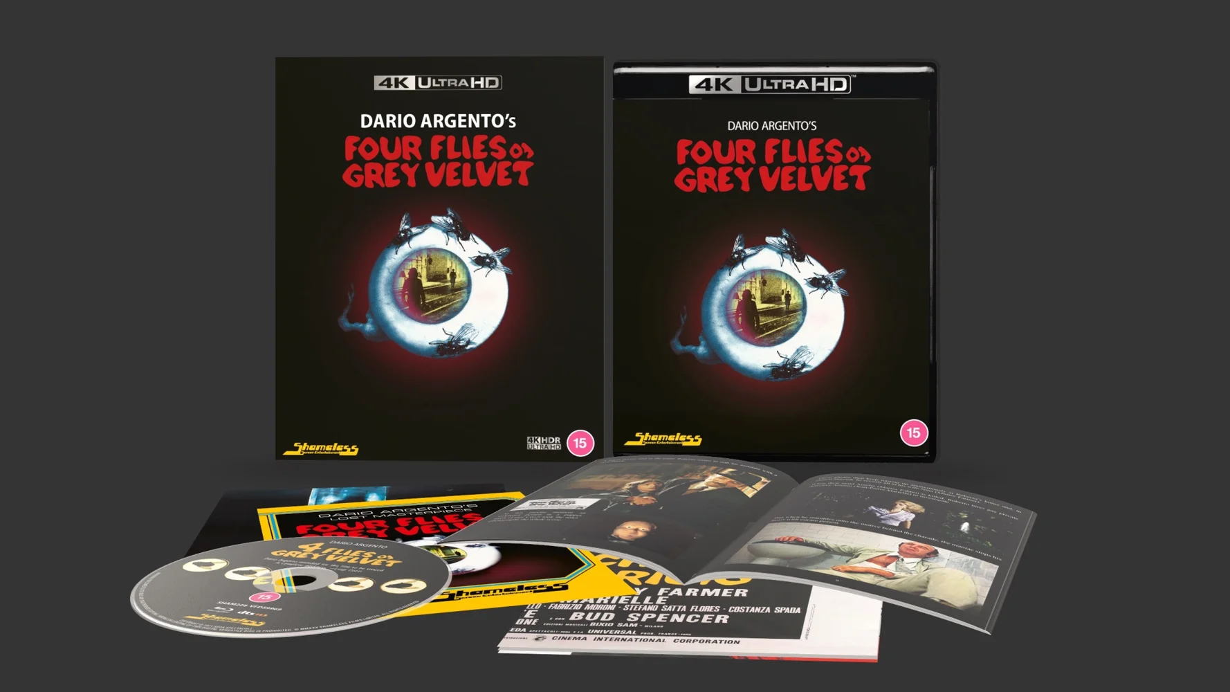 Four Flies on Grey Velvet 4K Ultra HD Limited Collector's Edition Image 1