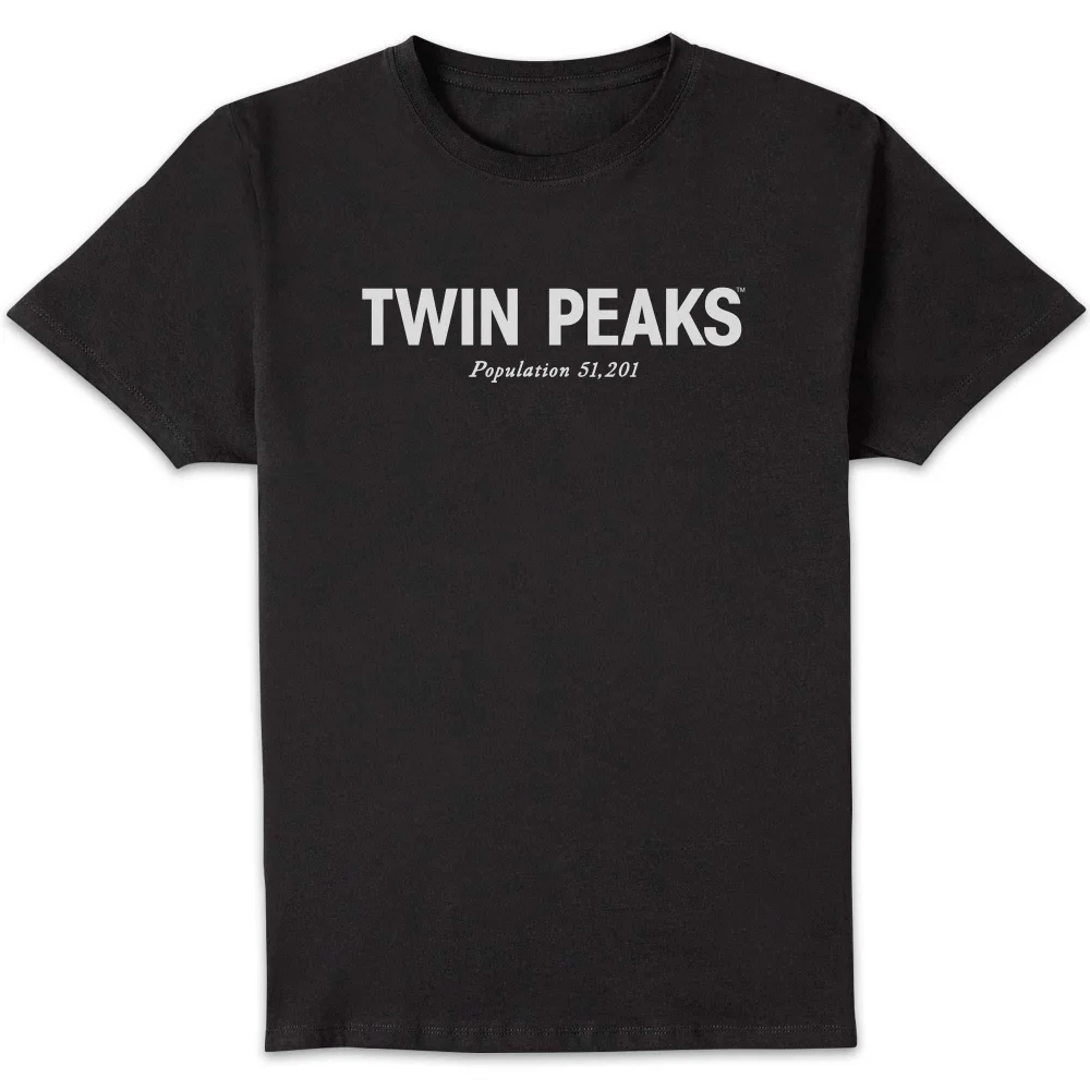 Twin Peaks Population 51201 Unisex T-Shirt - Black - S Image 1