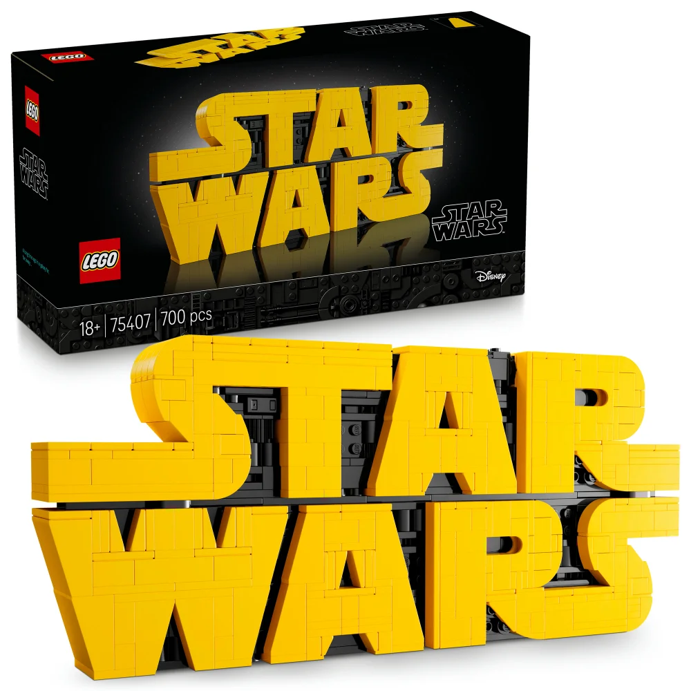 LEGO Star Wars Brick-Built Star Wars Logo Sign Set 75407 Image 1