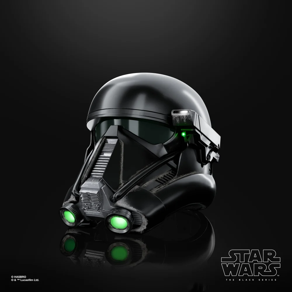 Hasbro Star Wars The Black Series Imperial Death Trooper Premium Electronic Roleplay Helmet Image 1