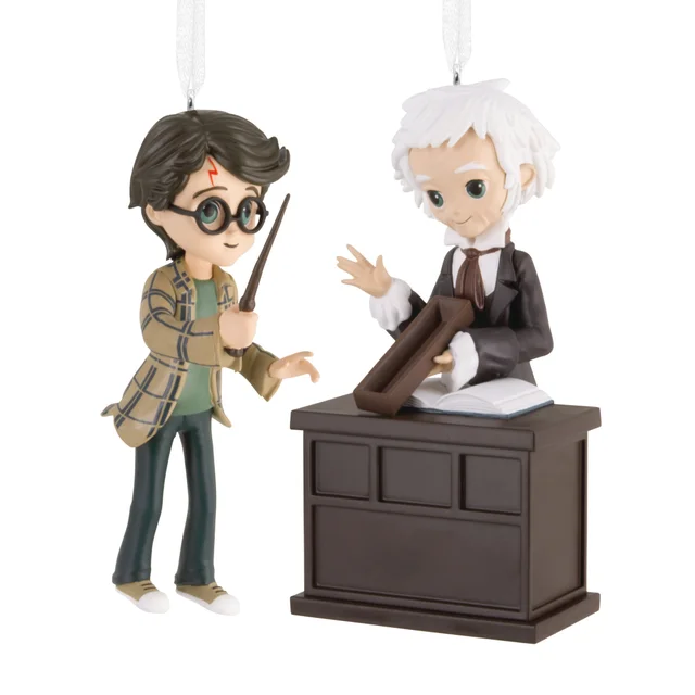 Hallmark Storied Moments Harry Potter Ornaments - Set of 2 - Harry Potter & Ollivander