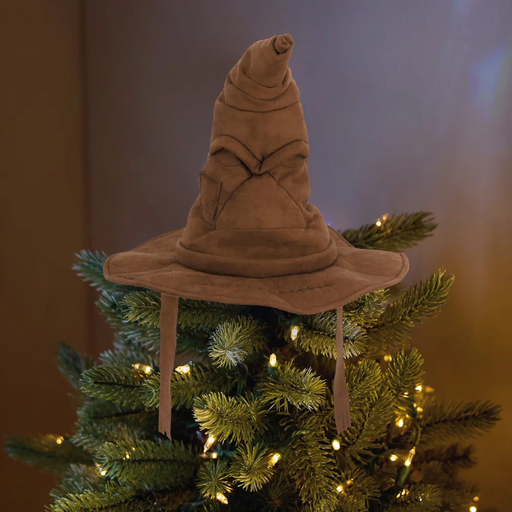 Hallmark Harry Potter Plush Christmas Tree Topper - Hogwarts Sorting Hat Image 1