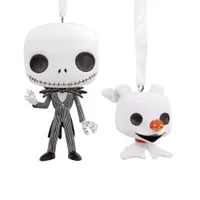 Hallmark Funko POP! The Nightmare Before Christmas Ornaments - 2 Pack Jack & Zero - undefined undefined