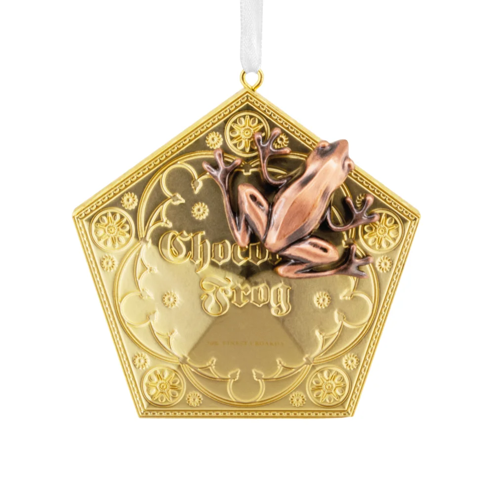 Hallmark Premium Metal Chocolate Frog Tree Ornament Image 1