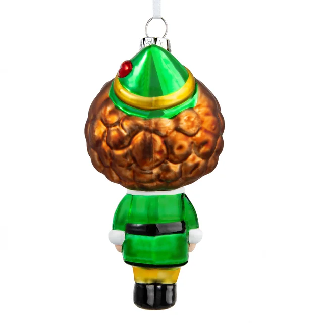 Hallmark Elf Glass Christmas Ornament - Buddy the Elf