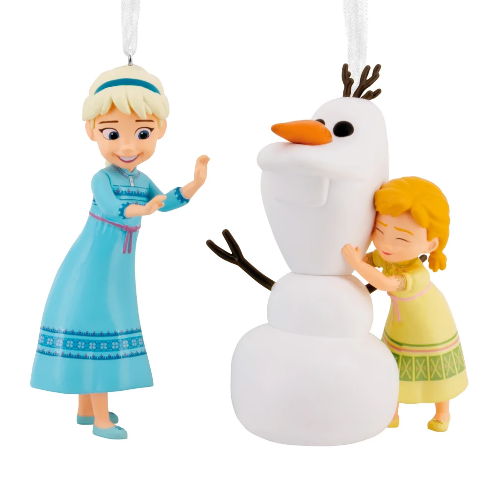 Hallmark Figural Frozen Elsa & Anna Tree Ornament Image 1