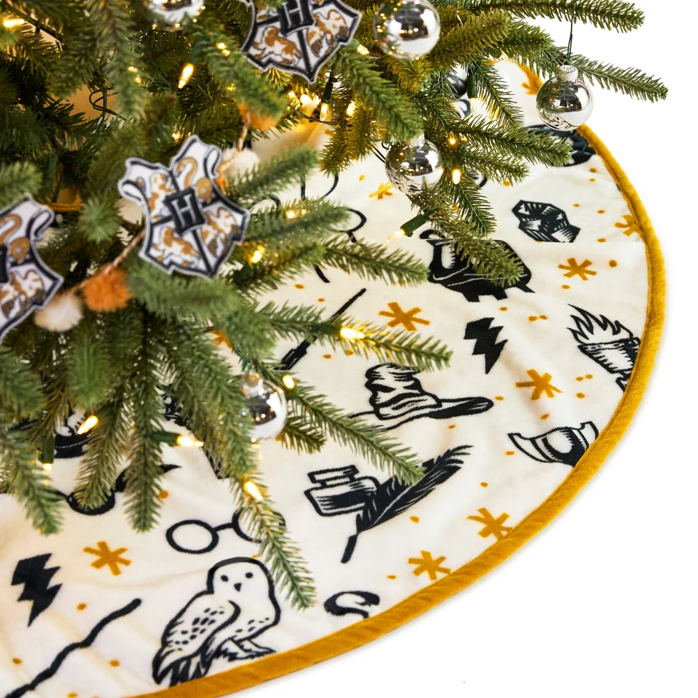 Hallmark Harry Potter Christmas Tree Skirt - Harry Potter Icons Design Image 1