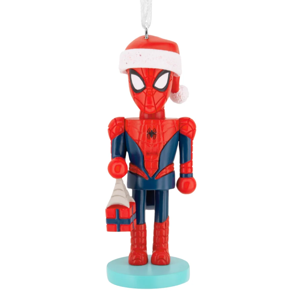 Hallmark Resin Nutcracker Spiderman Tree Ornament Image 1