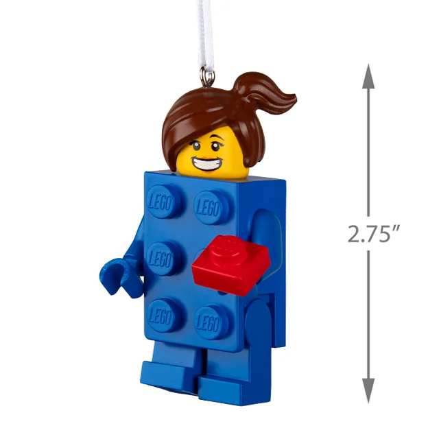 Hallmark Keepsake Brick Suit Girl LEGO Minifigure Ornament