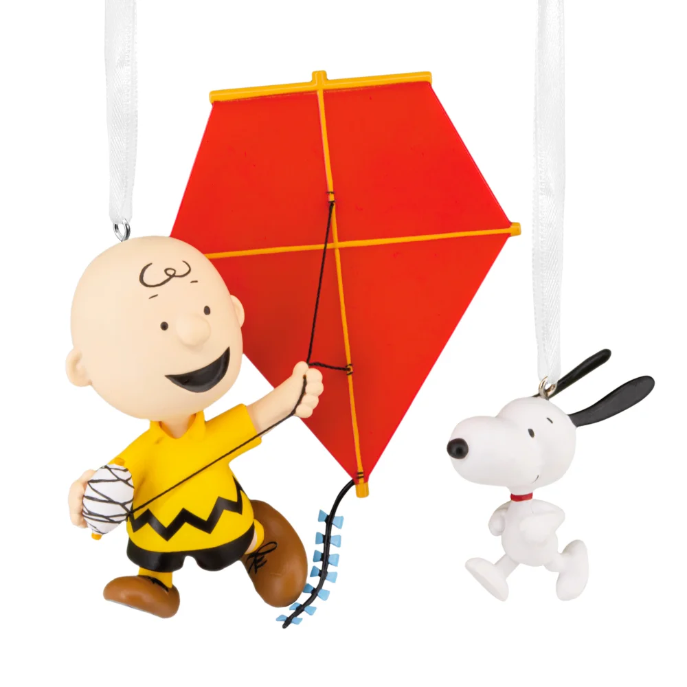 Hallmark Figural Peanuts Charlie & Snoopy Tree Ornament Image 1