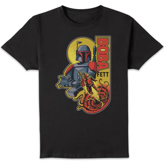 Star Wars Boba Multicolour Unisex T-Shirt - Black
