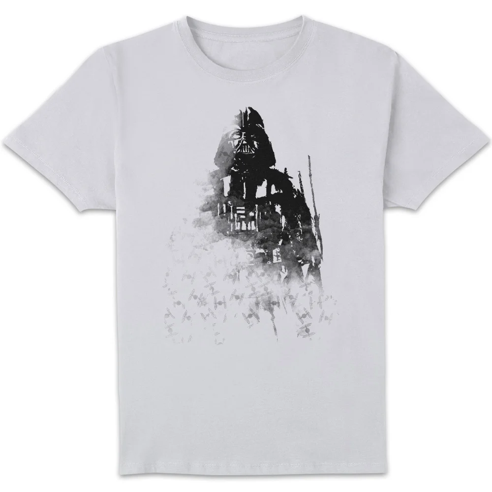 Star Wars Faded Vader Unisex T-Shirt - White - S Image 1