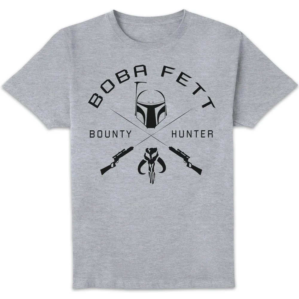 Star Wars Bounty Hunter Crest Unisex T-Shirt - Grey - S Image 1