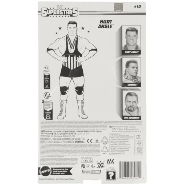 WWE Superstars Series 10 Kurt Angle Wrestling Action Figure Mattel