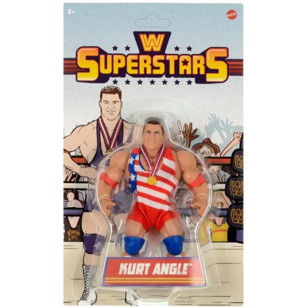 WWE Superstars Series 10 Kurt Angle Wrestling Action Figure Mattel Image 1