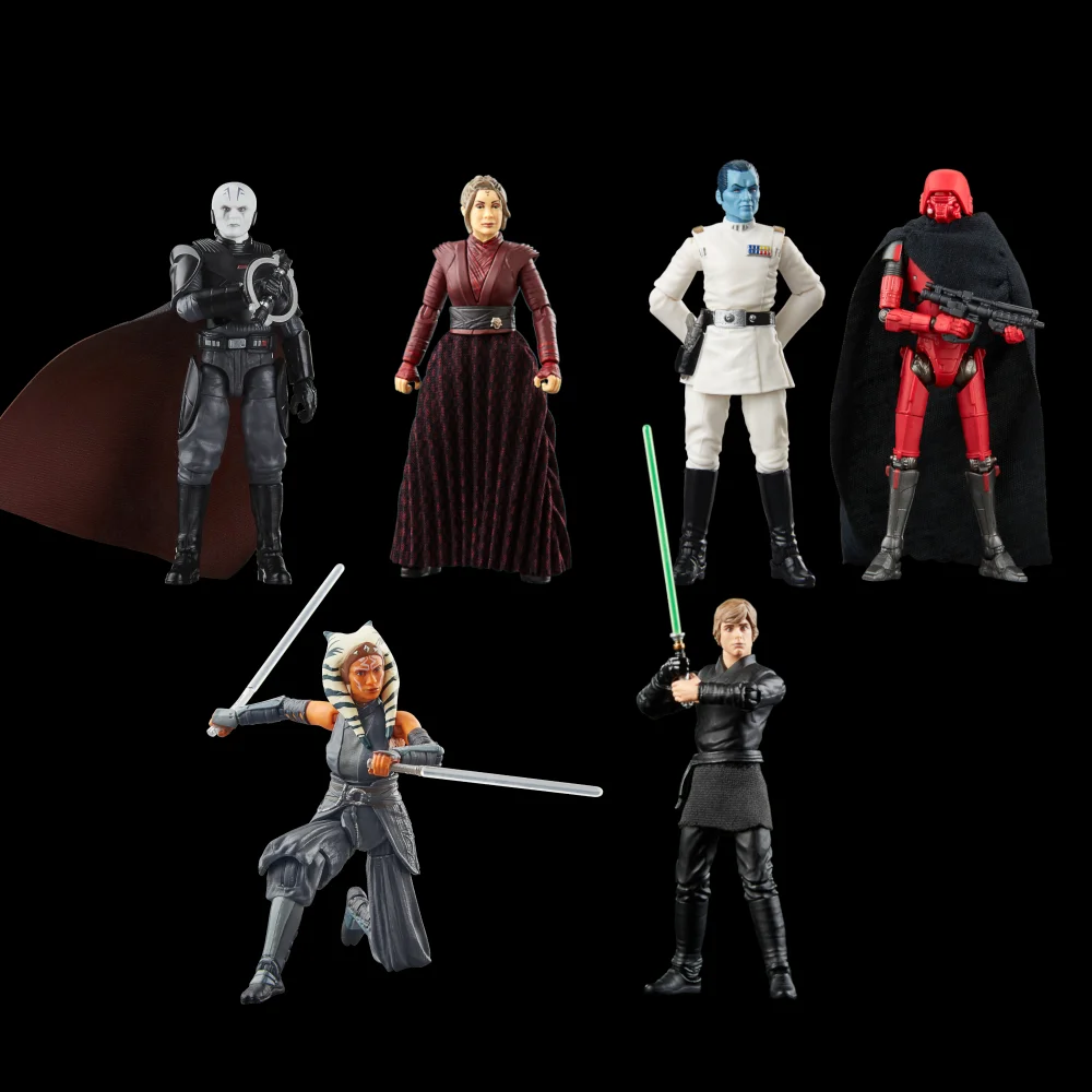 Hasbro Star Wars Disney+ The Vintage Collection 6 Action Figure Bundle (3.75") Image 1