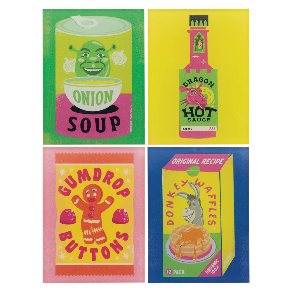 Shrek Set of Four Magnets Image 1