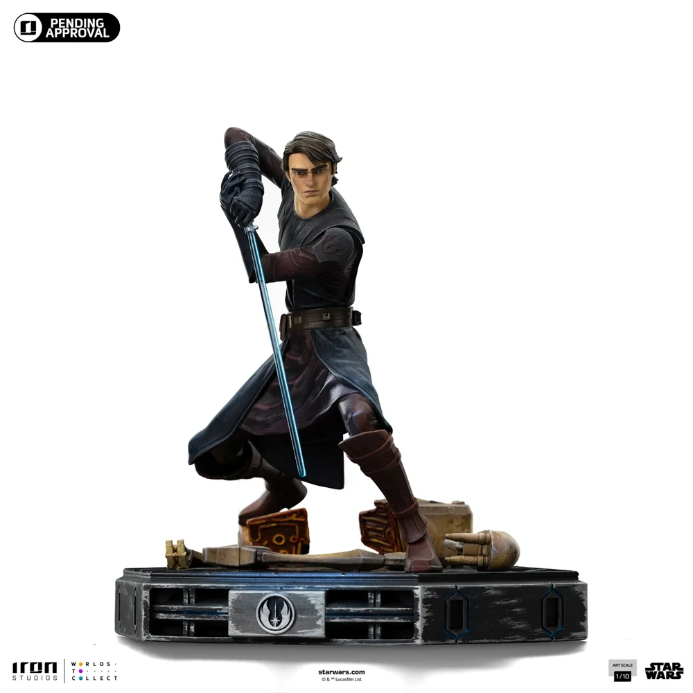 Iron Studios Star Wars: Clone Wars Anakin Skywalker Art Scale 1/10 Statue Image 1
