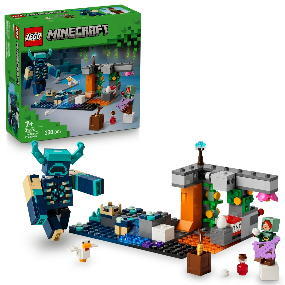 LEGO® Minecraft® The Warden Encounter Collectible Video Game Merch 21274 Image 1