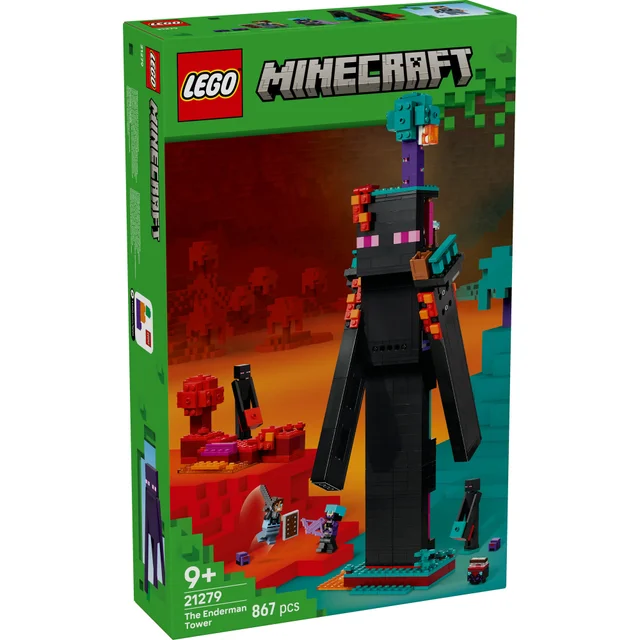 LEGO® Minecraft® The Enderman Tower Toy for Kids, Gamer Gift 21279