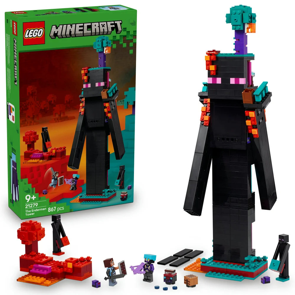 LEGO® Minecraft® The Enderman Tower Toy for Kids, Gamer Gift 21279 Image 1