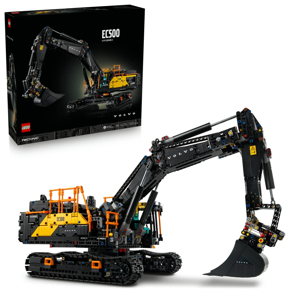 LEGO Technic Volvo EC500 Hybrid Excavator Building Set 42215 Image 1