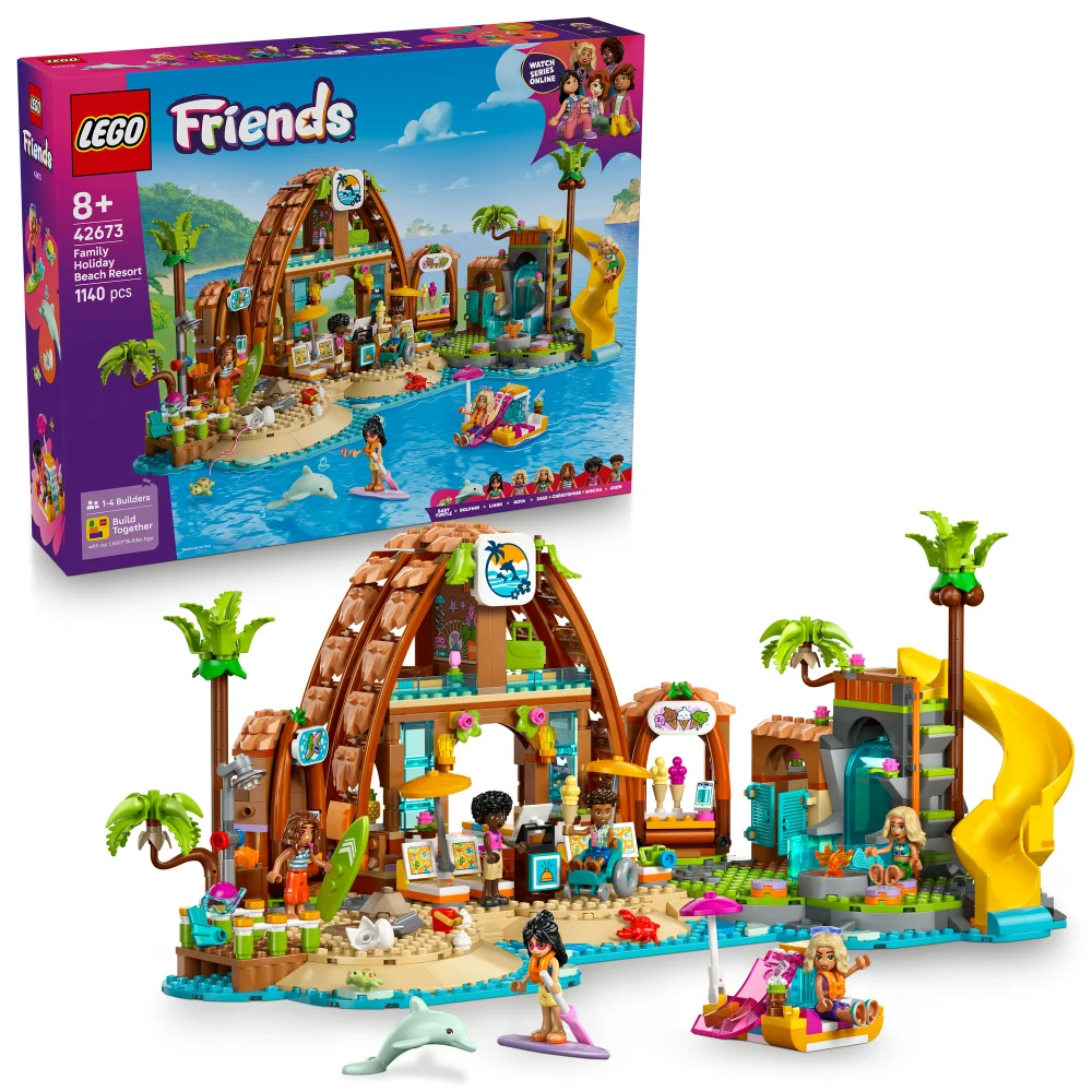 LEGO® Friends Family Holiday Beach Resort Building Set 42673 Image 1
