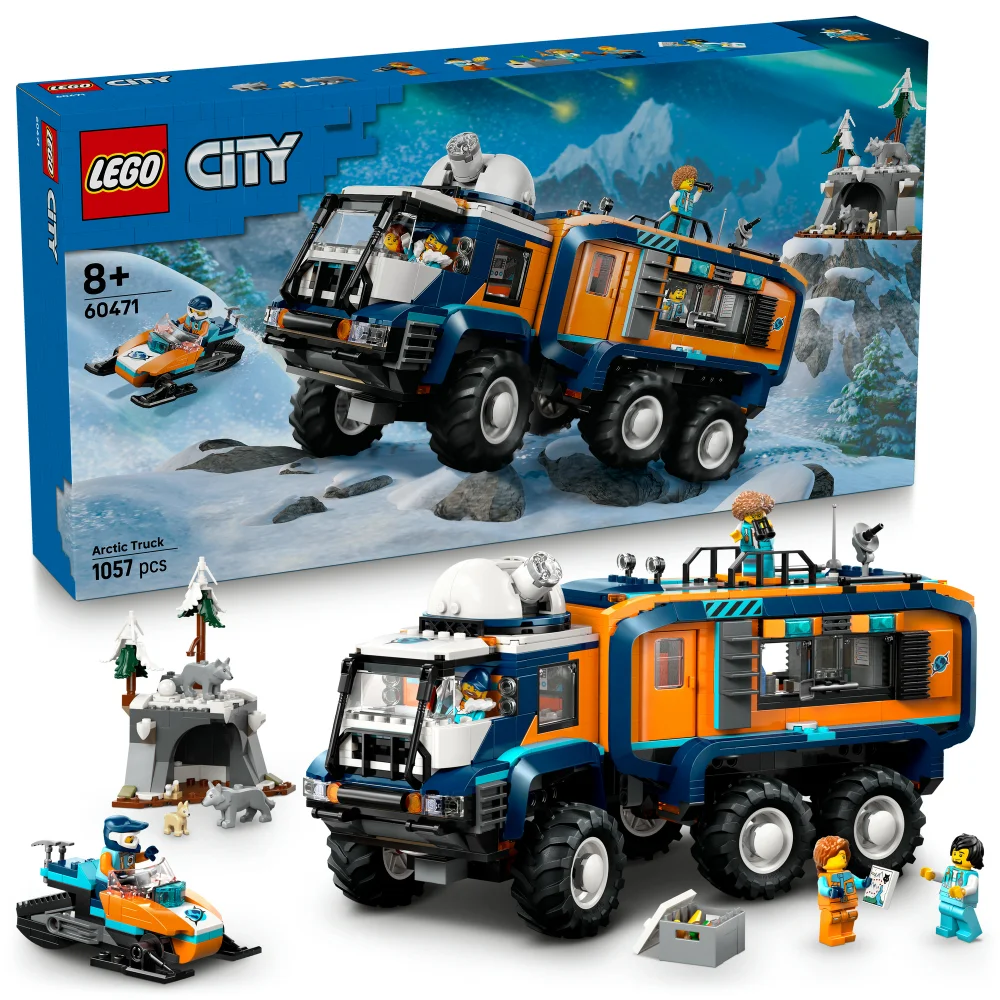 LEGO City Arctic Explorer Science Lab Truck Toy Set 60471 Image 1