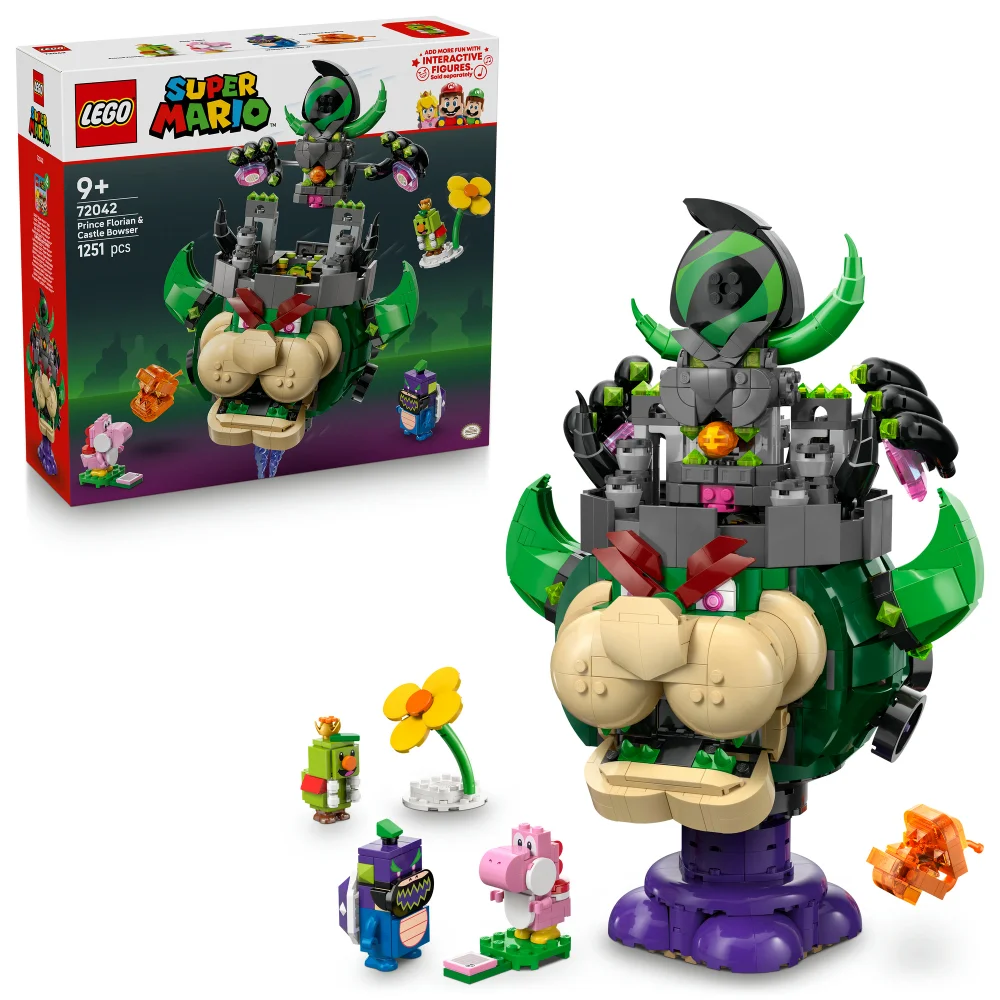 LEGO® Super Mario™ Prince Florian & Castle Bowser Toy for Pretend Play 72042 Image 1
