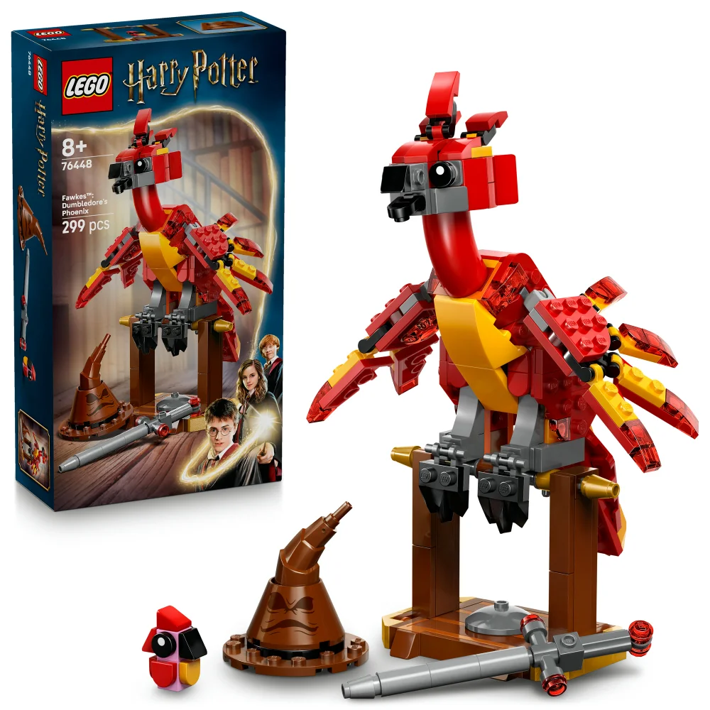 LEGO Harry Potter Fawkes: Dumbledore’s Phoenix Toy Set 76448 Image 1