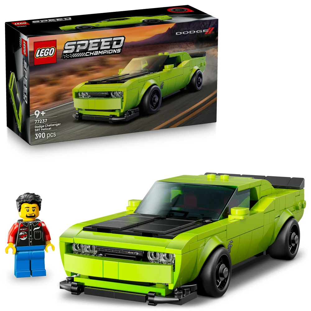 LEGO® Speed Champions Dodge Challenger SRT Hellcat Sports Car Toy 77237 Image 1