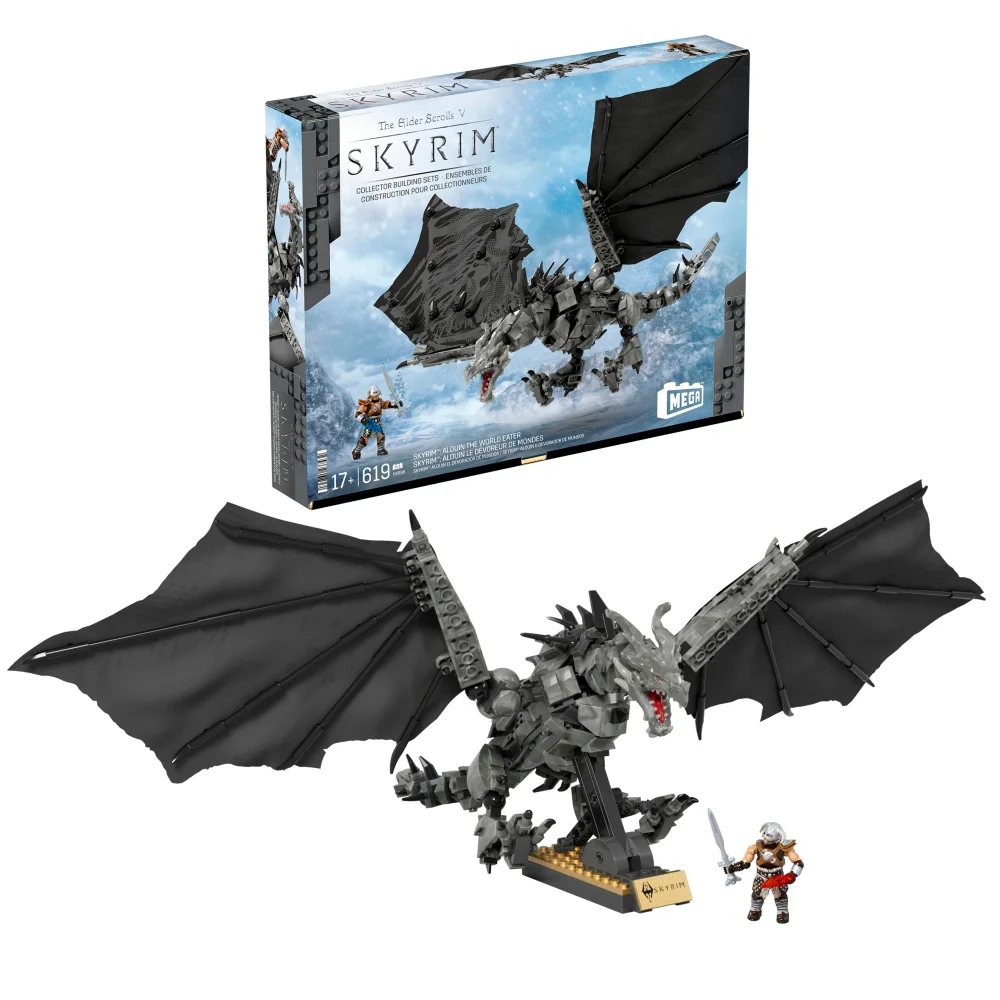 MEGA Skyrim Alduin The World Eater Construction Set Image 1