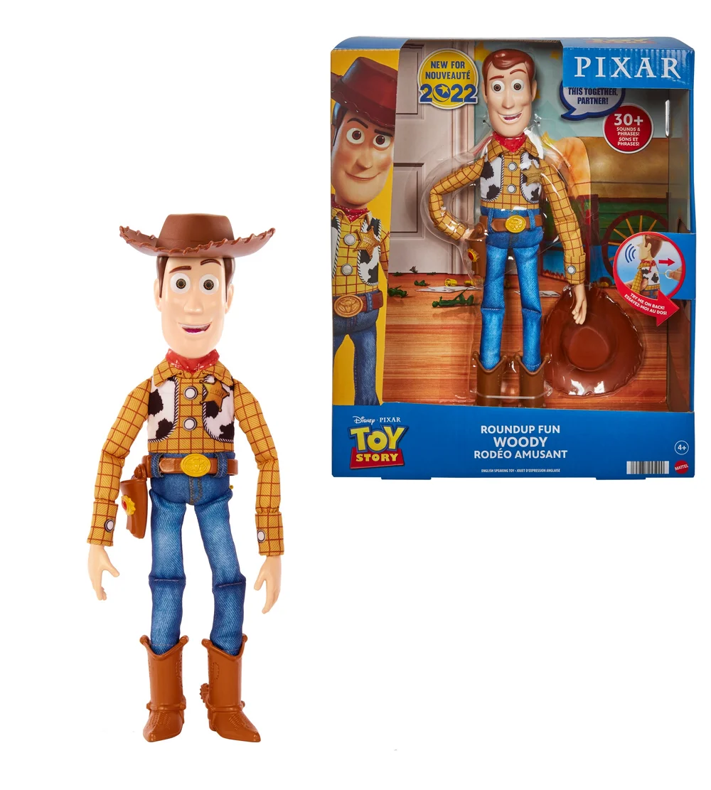 Disney Pixar Toy Story Roundup Fun Woody Feature Figure Image 1