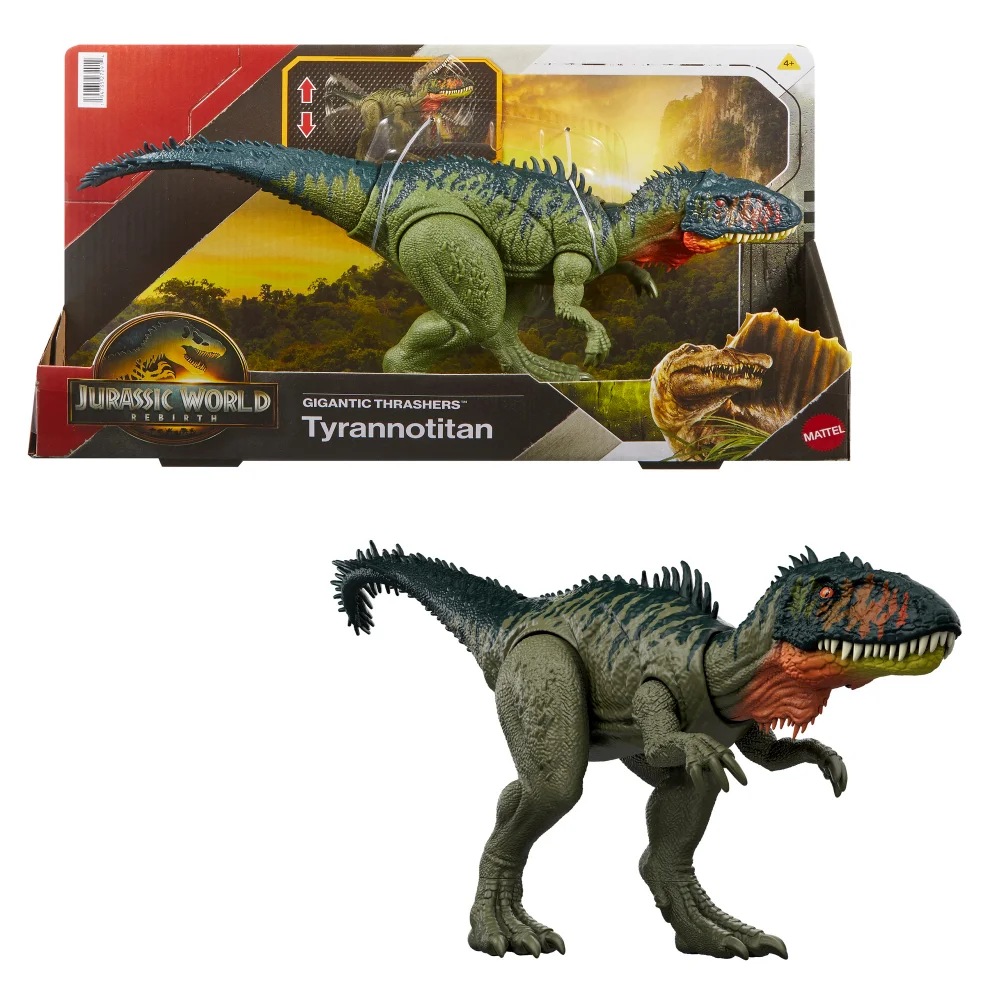 Jurassic World Saga Gigantic Thrashers: Tyrannotitan Dinosaur Figure Image 1