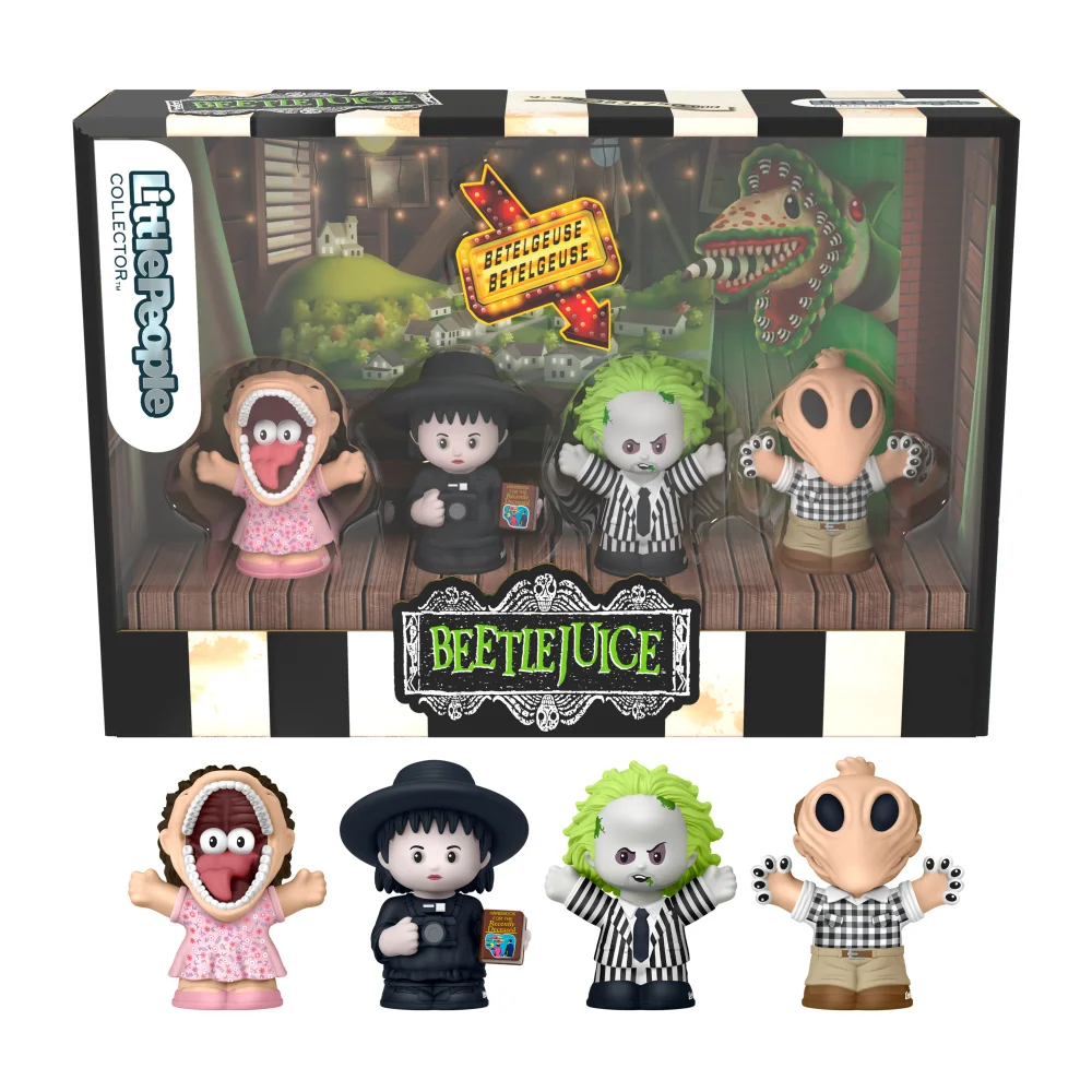 Little People Collector Beetlejuice 4-Pack Minifigures Image 1