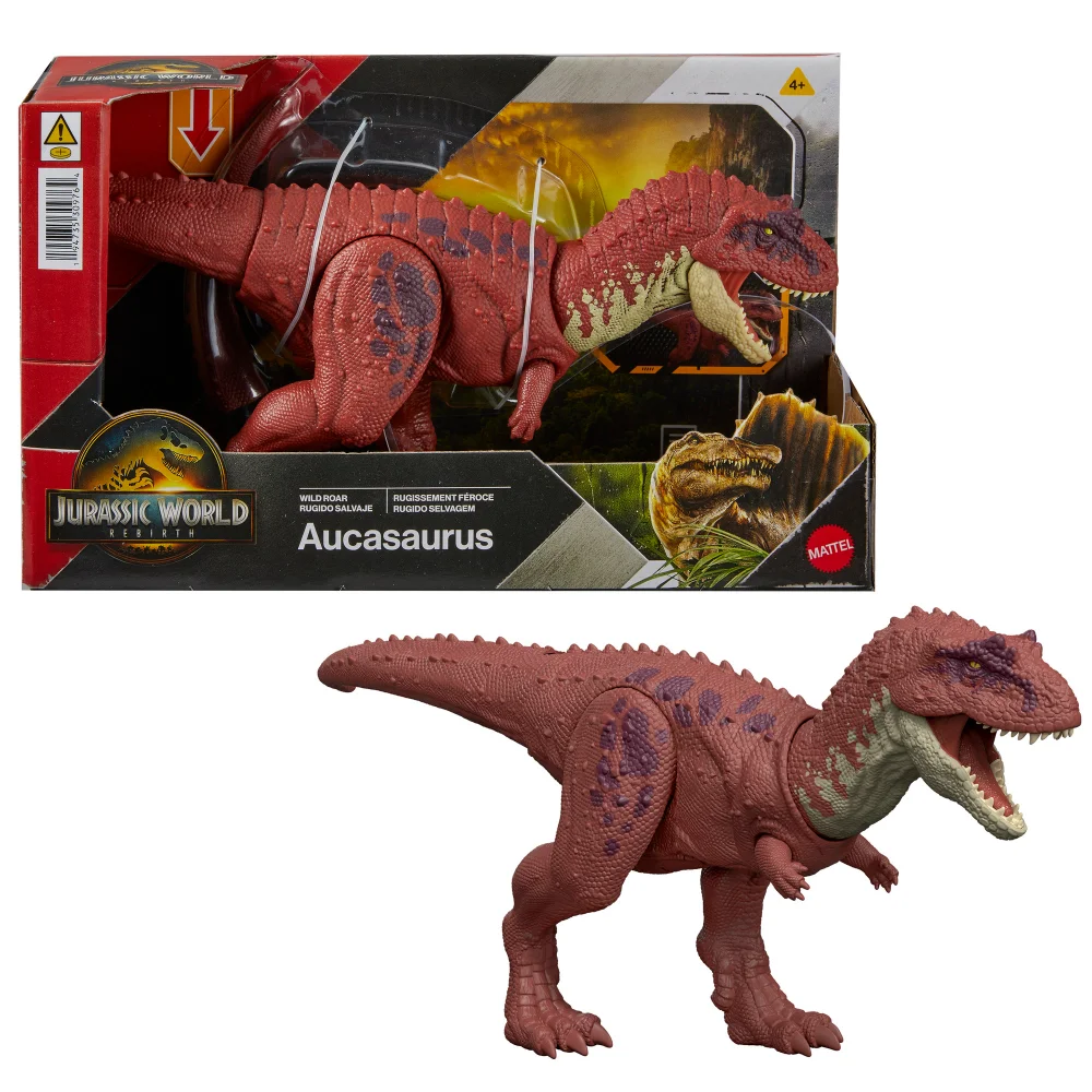 Jurassic World Saga Wild Roar: Aucasaurus Dinosaur Figure Image 1