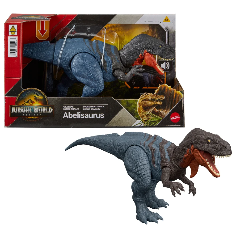 Jurassic World Saga Wild Roar: Abelisaurus Dinosaur Figure Image 1