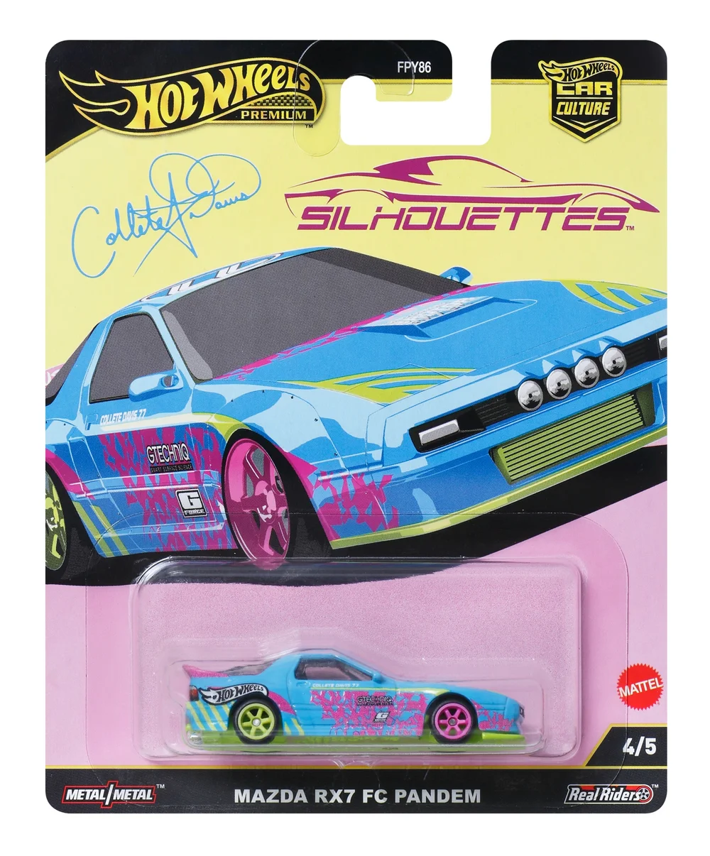 Hot Wheels Premium Car Silhouettes Mazda RX7 FC Pandem Image 1