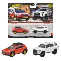 Hot Wheels Premium 2-Pack 2025 Mix 3 Subaru Crosstrek & 18 Toyota 4Runner