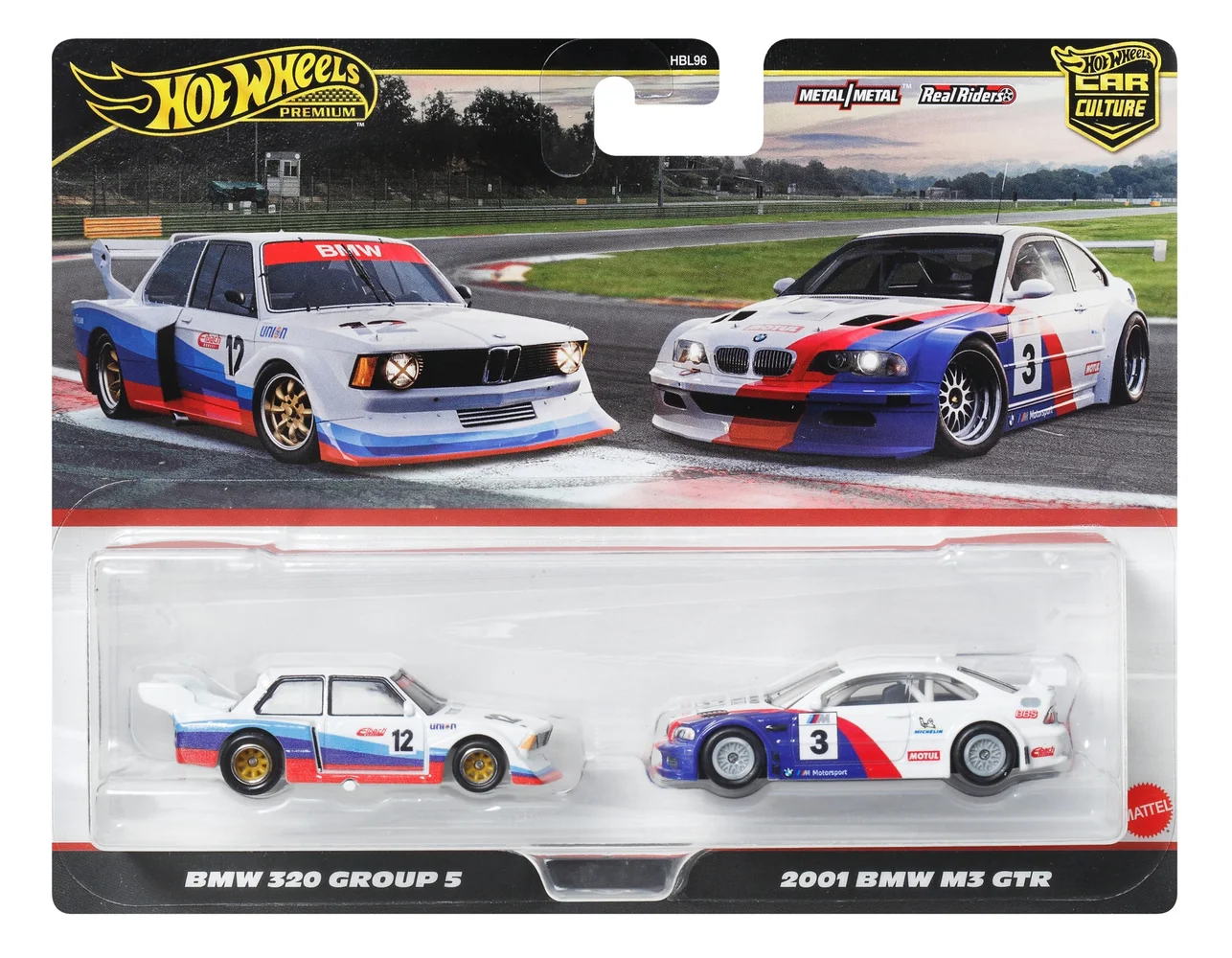Hot Wheels Premium 2-Pack 2025 Mix 2 BMW E46 GTR & BMW 320 GRP5 Image 1