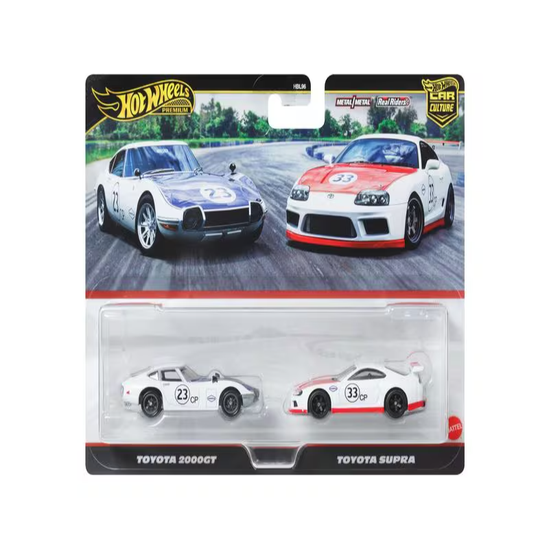 Hot Wheels Premium 2-Pack 2025 Mix 3 Toyota Supra & Toyota 2000 GT Image 1