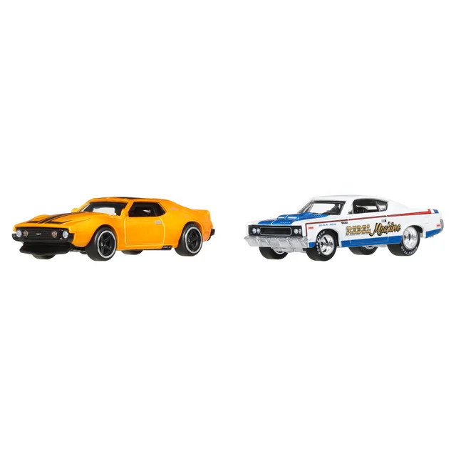Hot Wheels Premium 2-Pack 2025 Mix 1 71 AMC Javelin & AMC Rebel Machine