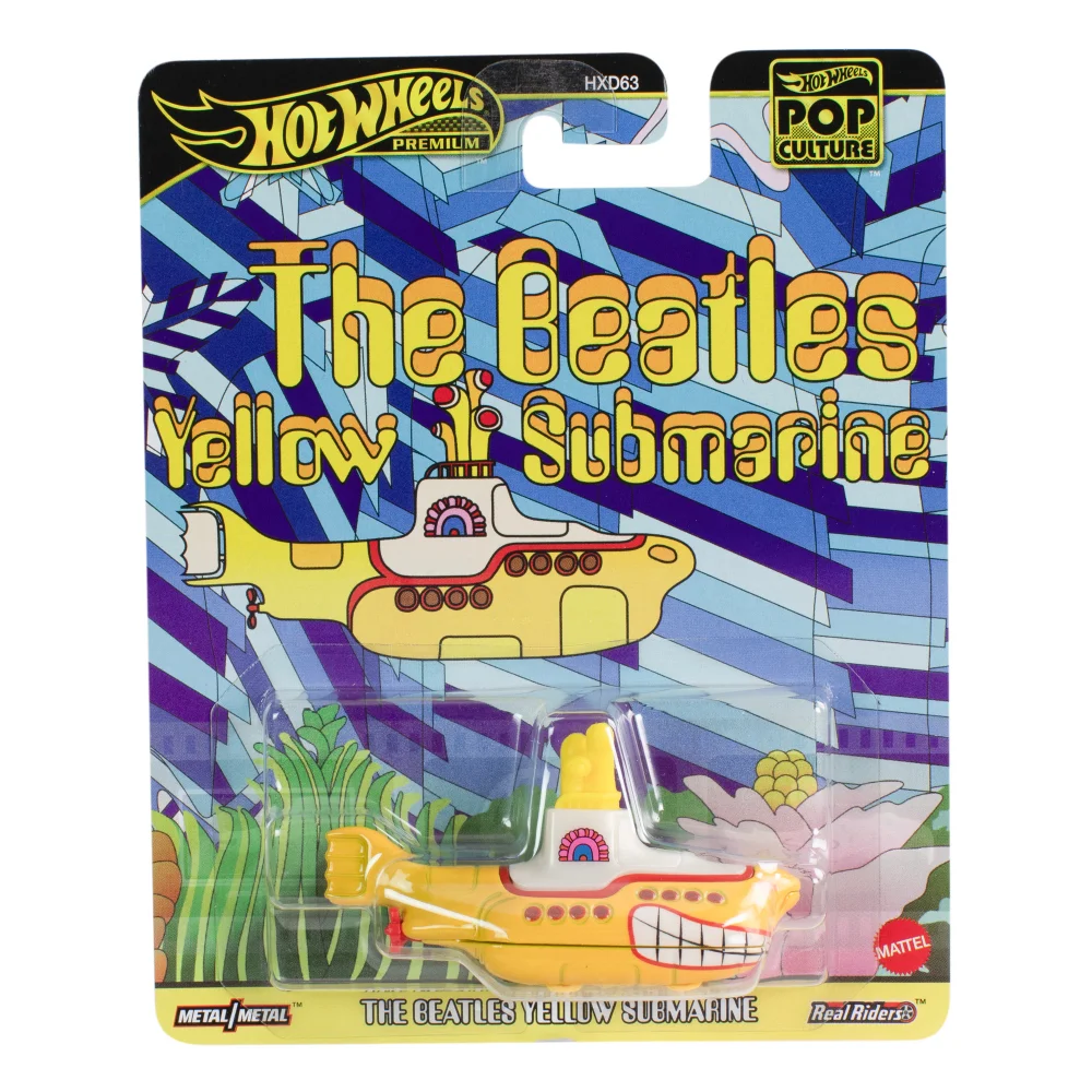 Hot Wheels Premium Pop Culture The Beatles Yellow Submarine Image 1