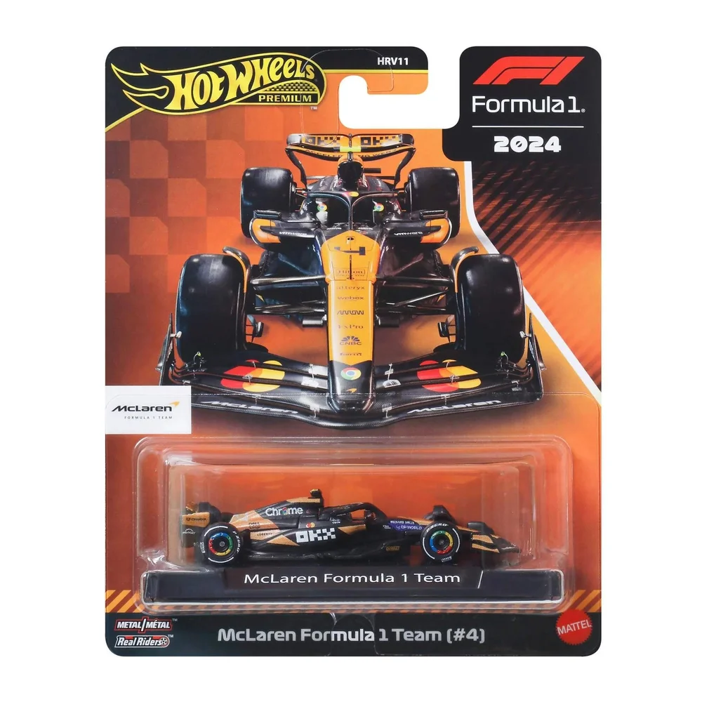 Hot Wheels Premium F1 McLaren Lando Norris #4 Image 1