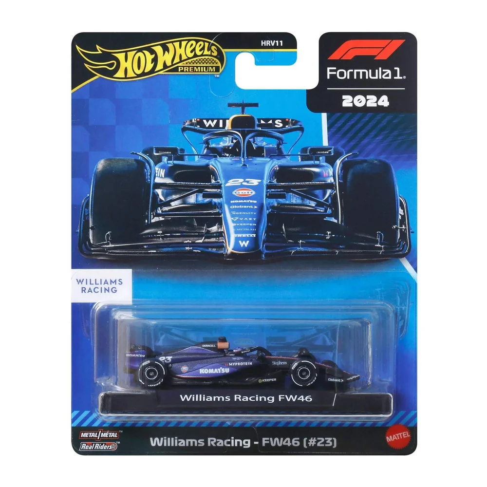 Hot Wheels Premium F1 Williams Racing Alexander Albon #23 Image 1