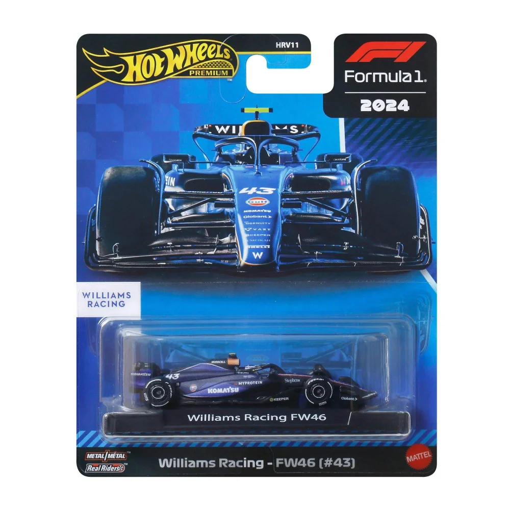 Hot Wheels Premium F1 Williams Racing Franco Colapinto #43 Image 1