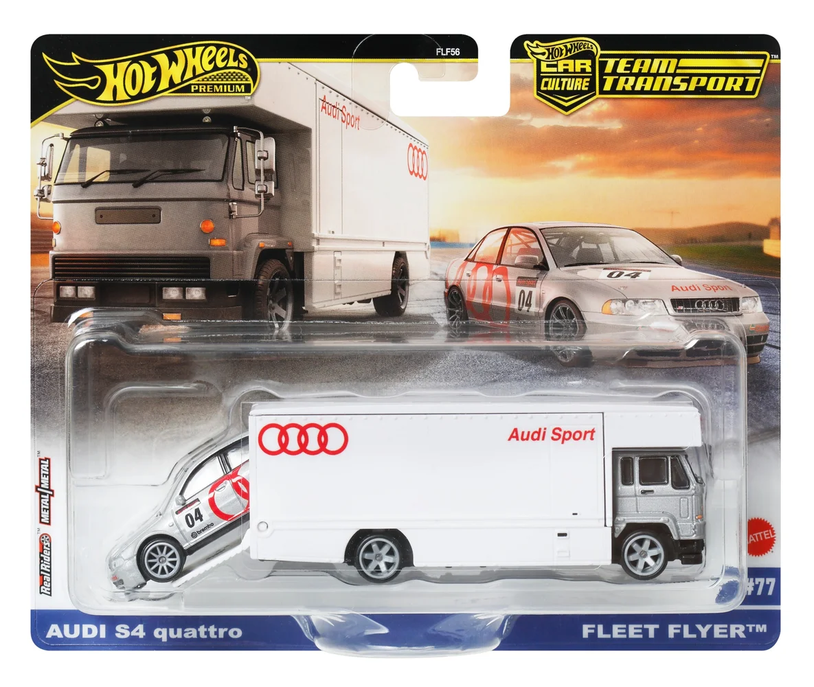 Hot Wheels Premium Team Transport Mix 2 Audi S4 Quatro Image 1